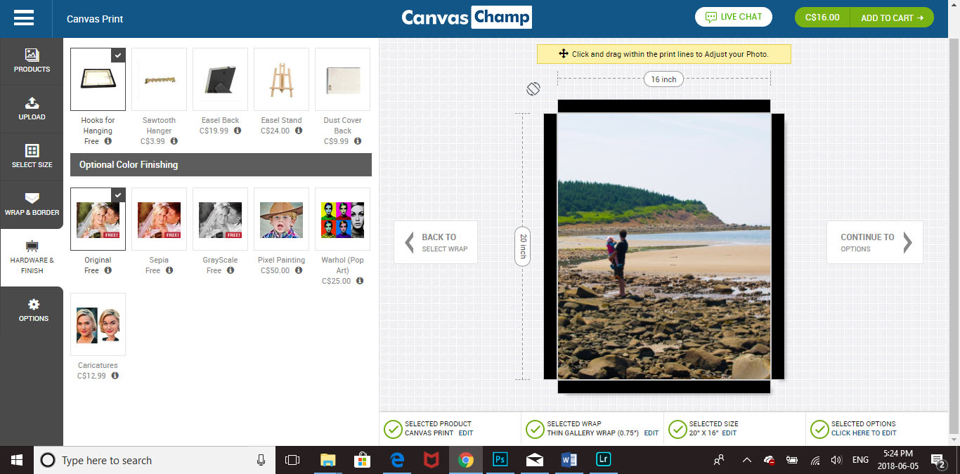 Woman in Real Life How To Get A Photo Printed On Canvas (With A Giveaway)