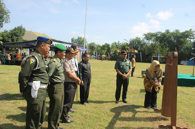 KARYA BHAKTI MANUNGGAL GUYUP RUKUN MIRI BELUM DITUTUP, KODIM 0725/SRAGEN KEMBALI BUKA TMMD SENGKUYUNG I DI SUKODONO