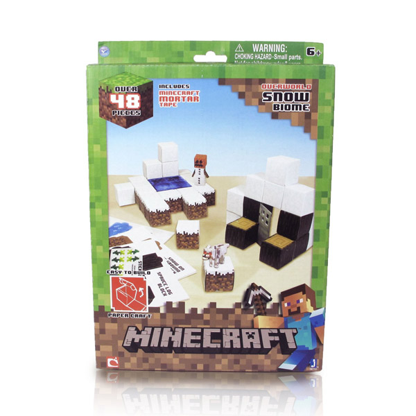  Minecraft Papercraft - Minecart Set, Over 48 Piece : Toys &  Games