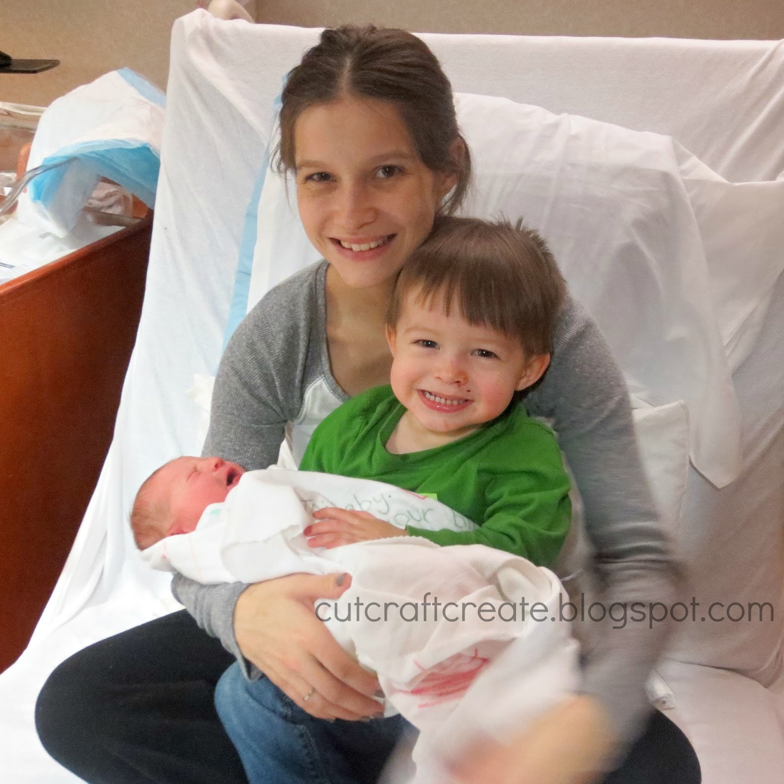 Cut, Craft, Create Baby Gift from Older Sibling DIY