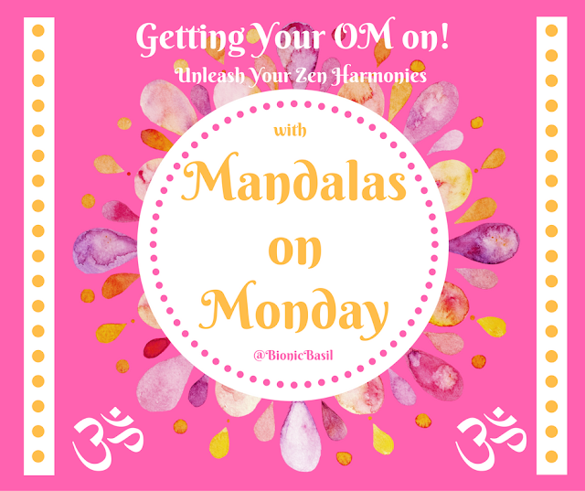 Colouring with Cats ~ Getting Your OM on with Mandalas on Mondays ©BionicBasil®