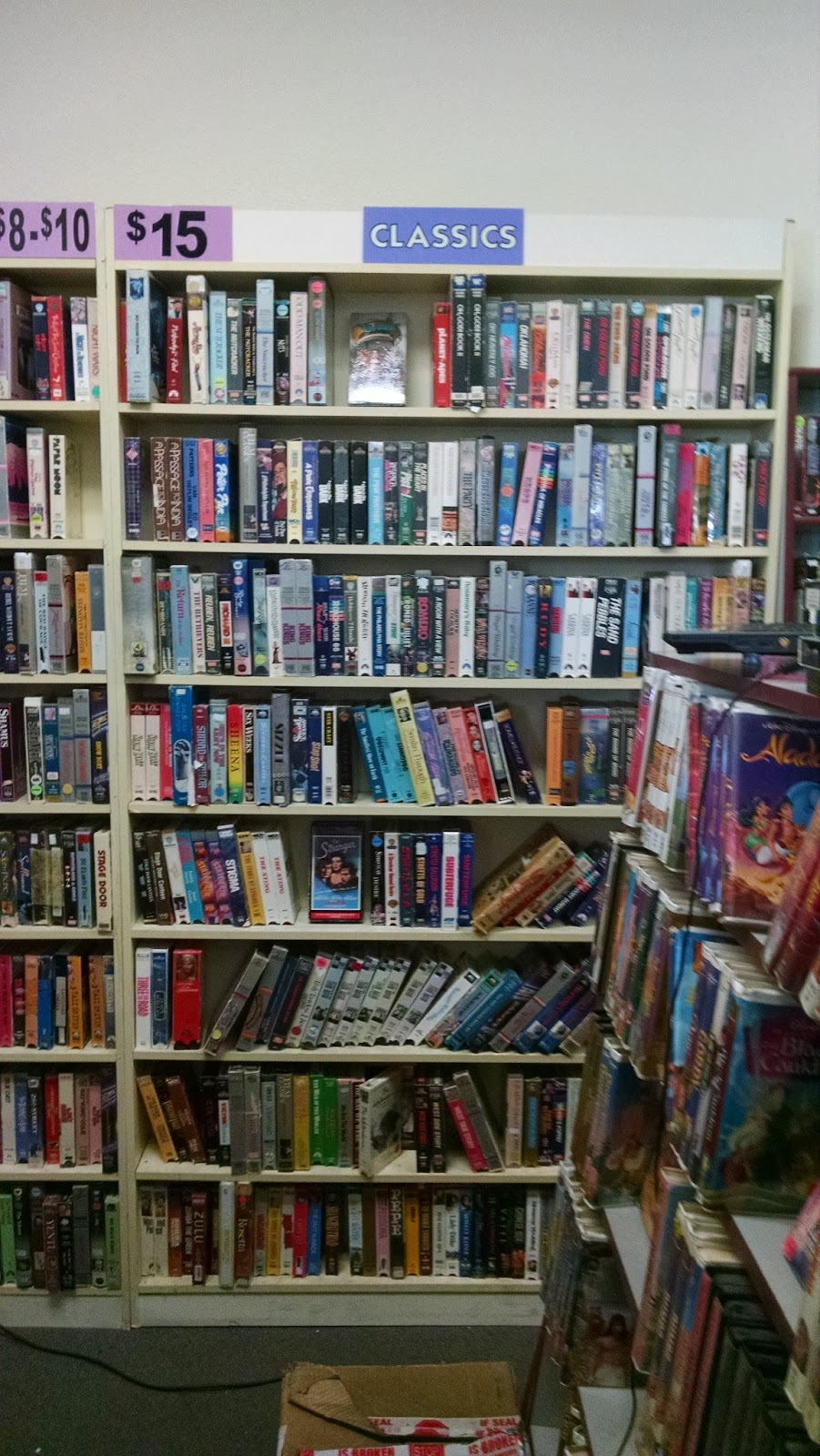 ISeeRobots Video Surplus The World's Last VHS Store? My Pics Of The