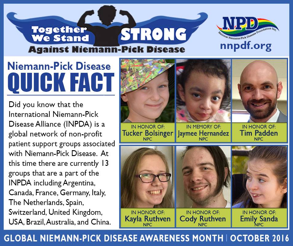 NNPDF on X: October is Global Niemann-Pick Disease Awareness Month! For  more information on Niemann-Pick Disease or to make a donation to NNPDF go  to  #niemannpick #ASMD #NPC #raredisease #NNPDF  #NiemannPickC