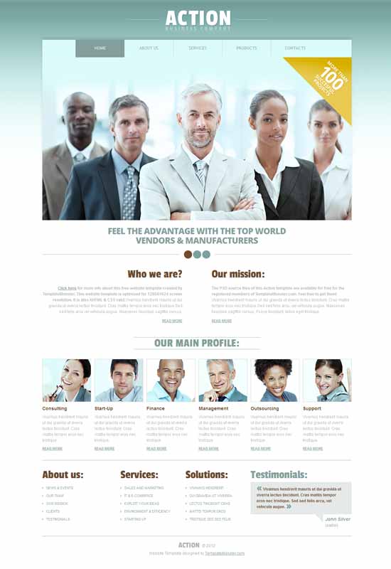 best business consulting website templates free premium 2016