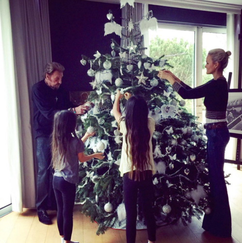 The Best Of Celebrity Christmas Trees @lhallyday - Cool Chic Style Fashion