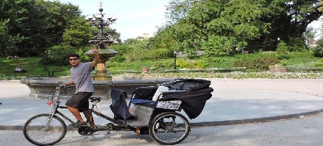 Pedicab Tour Guide at Central Park, NYC