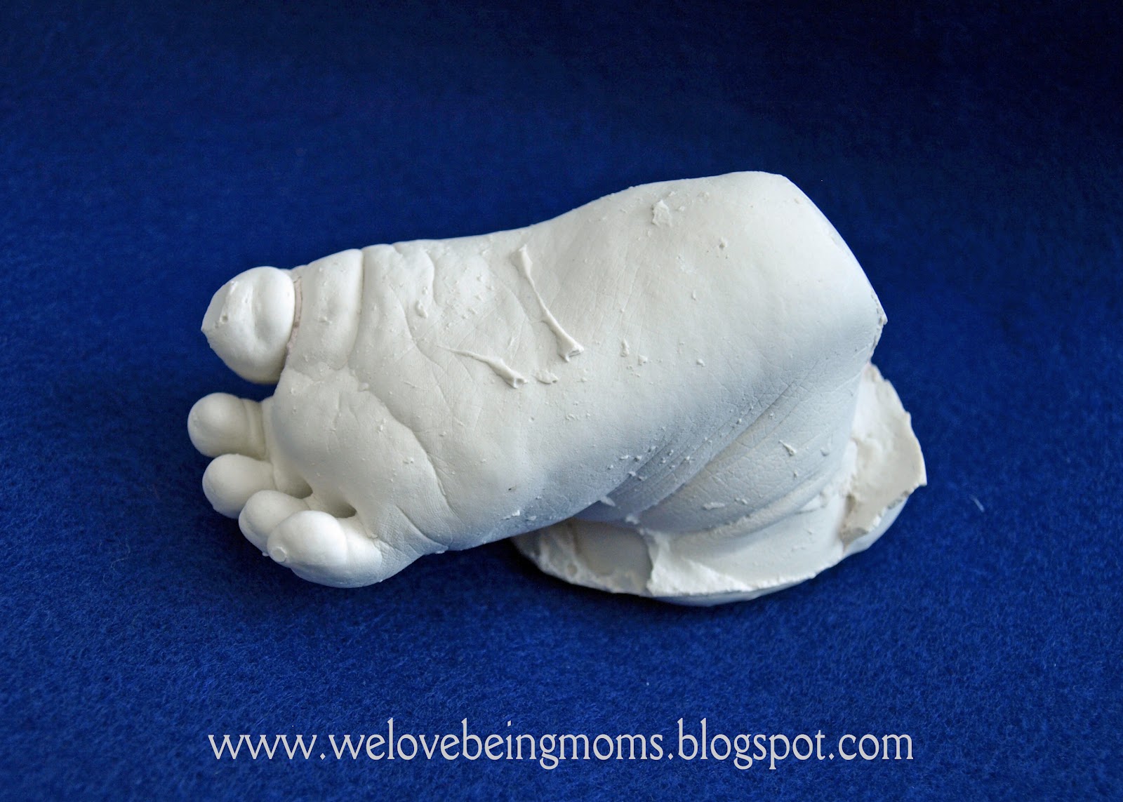 We Love Being Moms! Hand Molds!