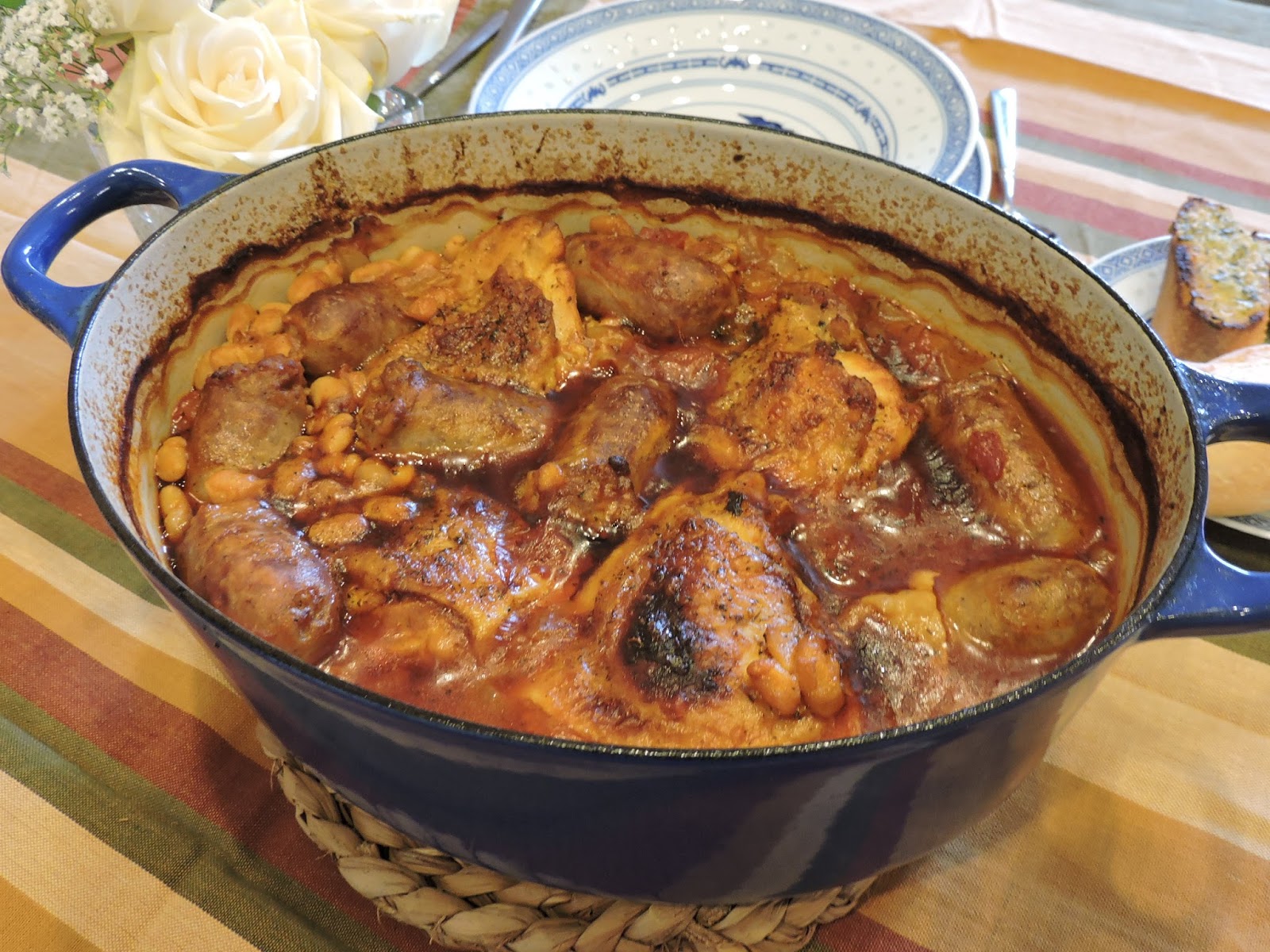 From My Family's Polish Kitchen Baked Bean Casserole in the French
