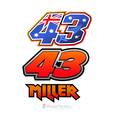 Jack Miller #43 Vector Logo