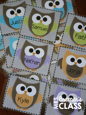 EDITABLE Owl labels- you can use them for anything!