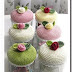 Idea: Crocheted jar cover with flowers / Tapa para frascos de vidrio con flores al crochet