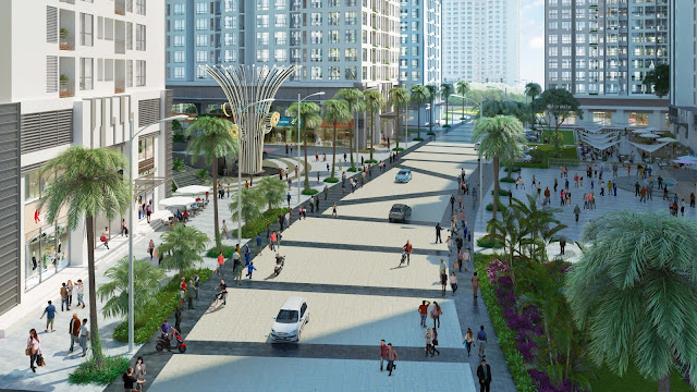 Đại Lộ La Mã trong khuôn viên An Bình City - 232 Phạm Văn Đồng
