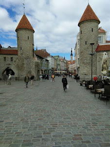 Viru Gate in Tallinn.