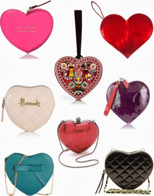 Shoe Luv : Bag Luv: Adorable Heart-Shaped Clutches