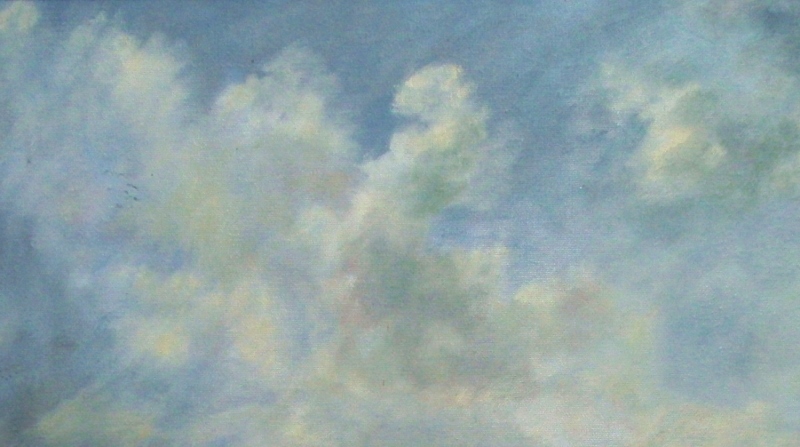 Schuine streep Redelijk Dank je PAULA HONDSMERK ART BLOG: Wolken tekenen en schilderen