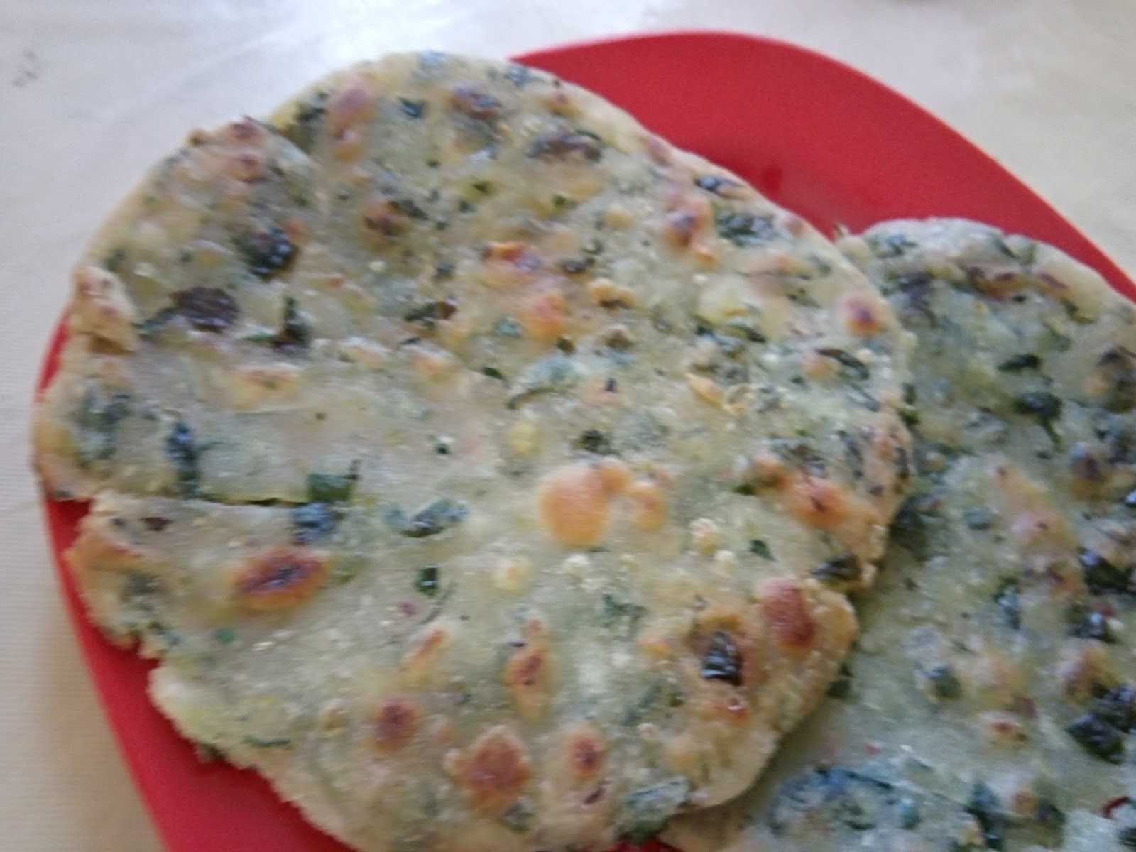 CHAWAL KA TODAPARATHA BREADRICE FLOUR FRIED BREAD,INDIAN STYLE