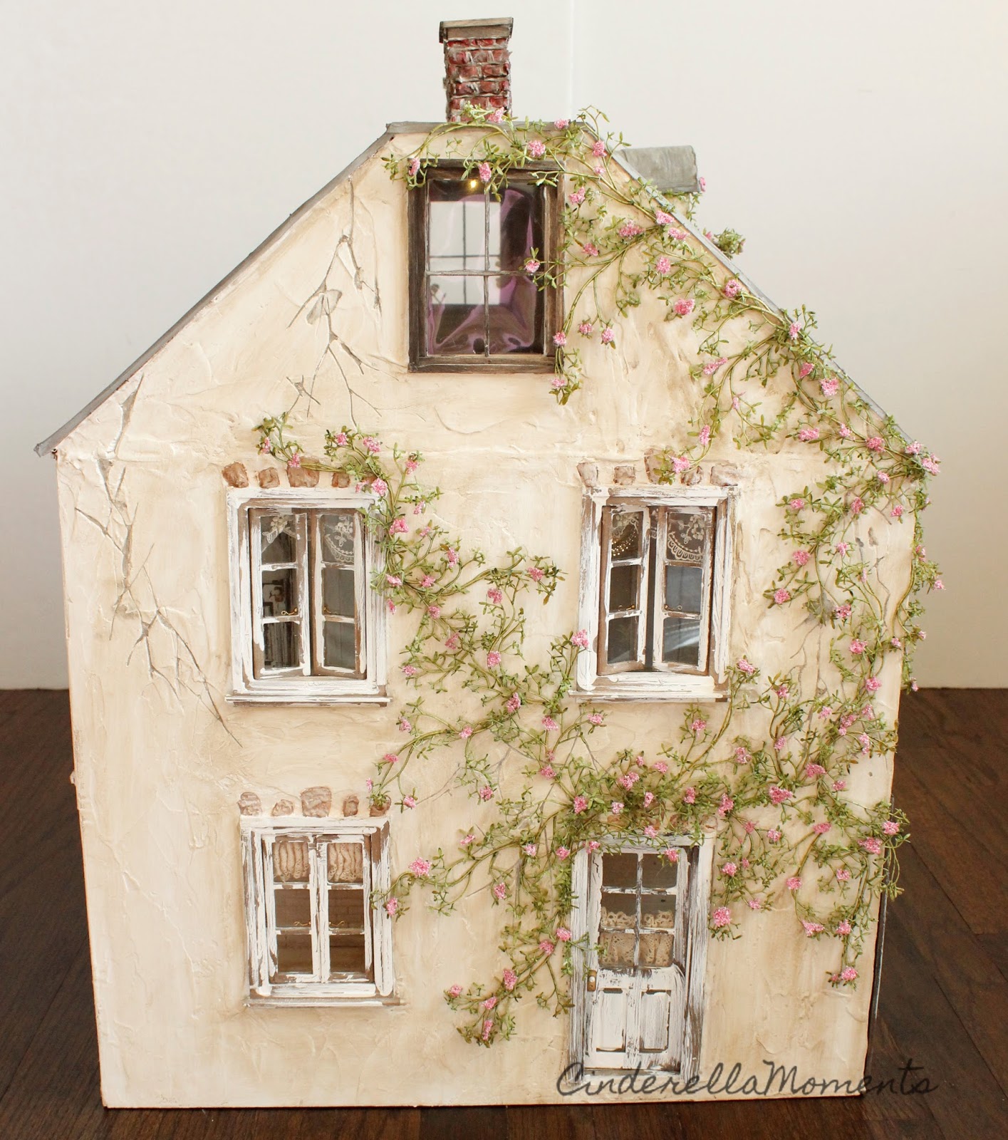 Cinderella Moments: Somewhere in France Custom Dollhouse Complete