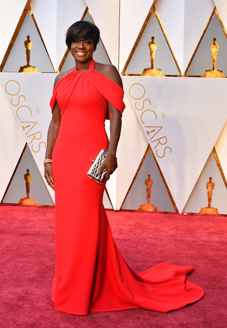 Viola Davis | Custom Armani | Oscars 2017 natural organic skincare best dresses of the Oscars 2017