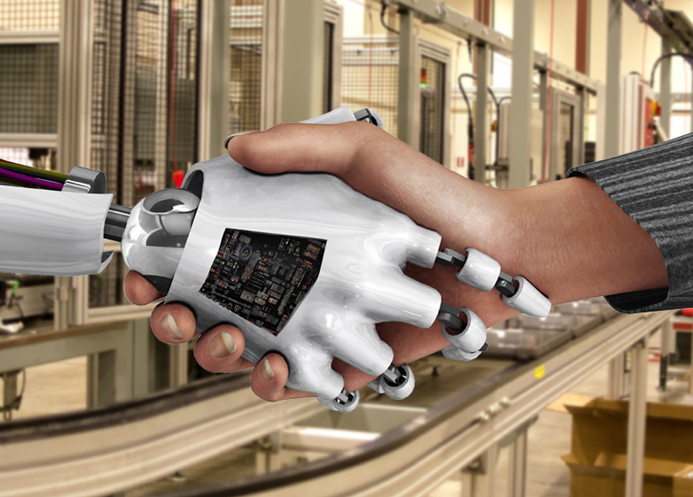 Risultati immagini per robot al lavoro nelle fabbriche
