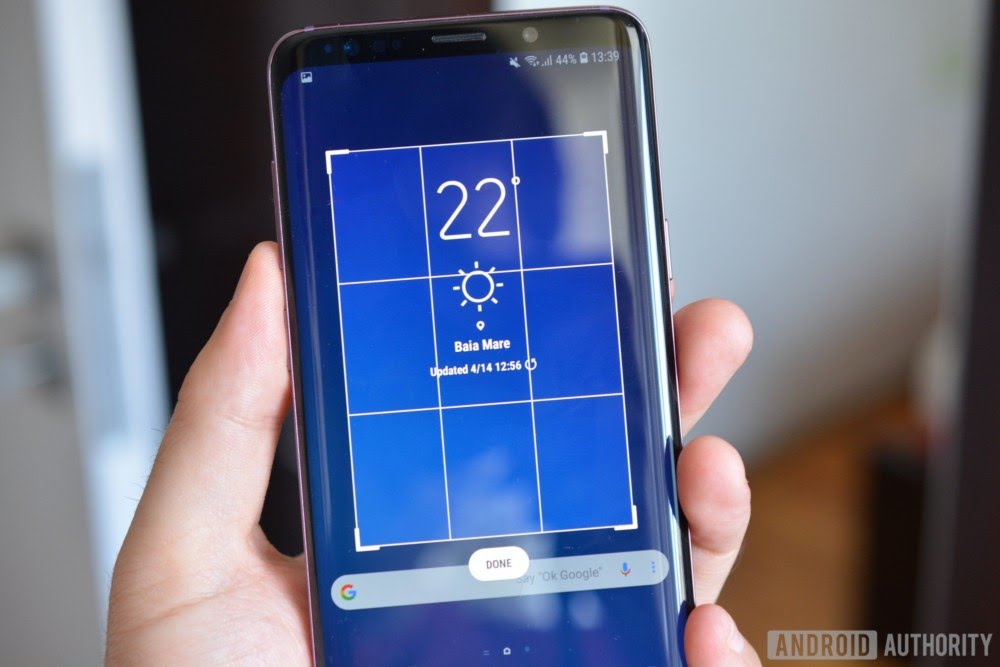 How to take a screenshot on Samsung Galaxy S9 and S9 Plus - Smart Select