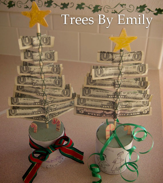 Then she made: Money Tree Gift