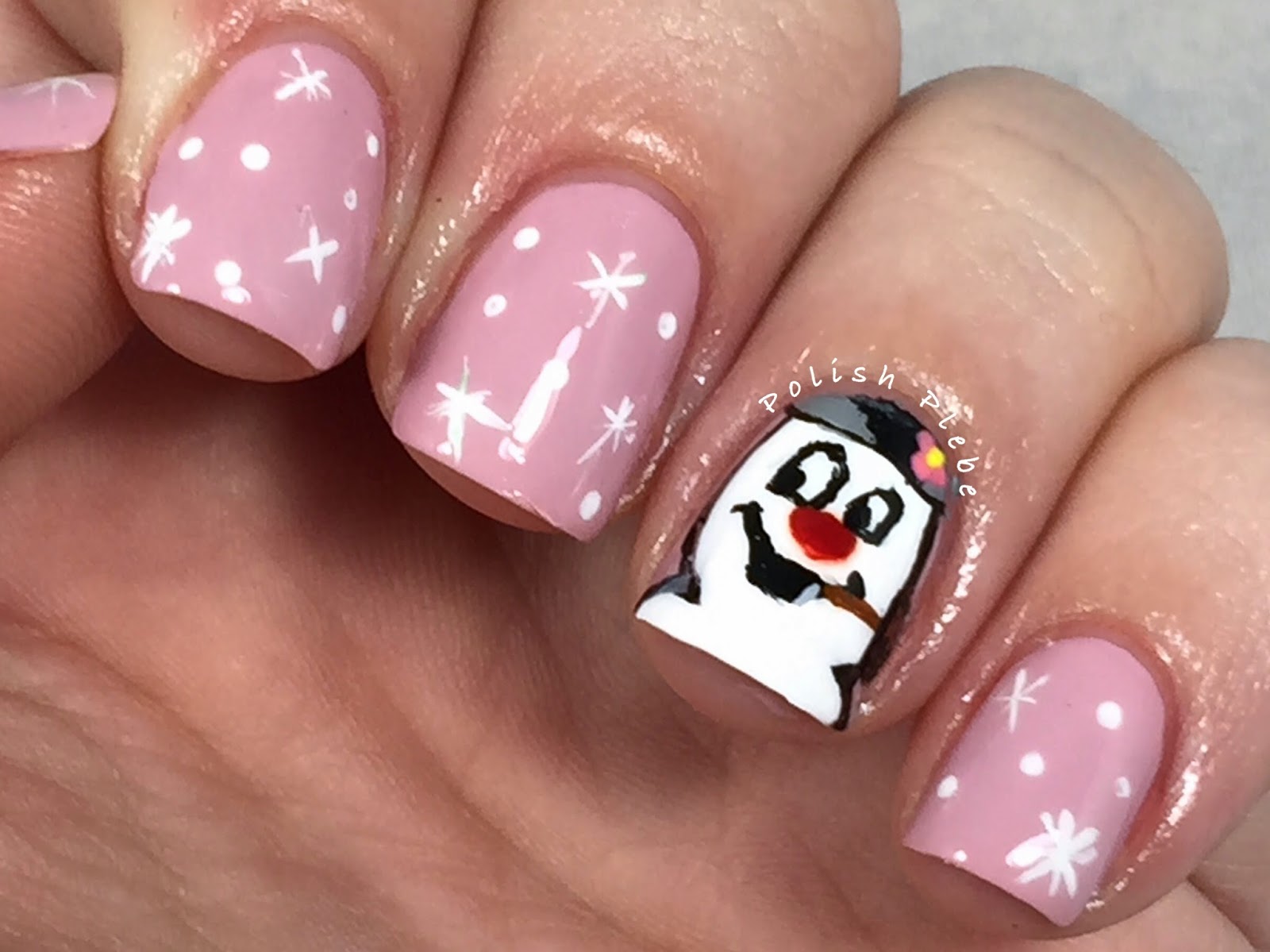 8. Frosty Snowman Nails - wide 9