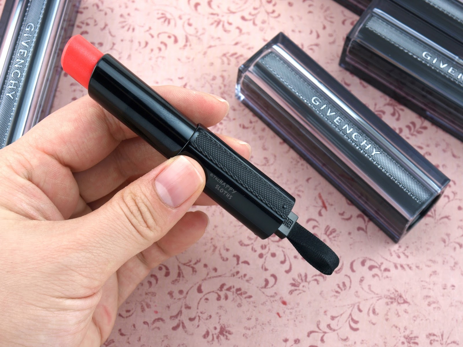 Givenchy Rouge Interdit Vinyl Color Enhancing Lipstick: Review and Swatches