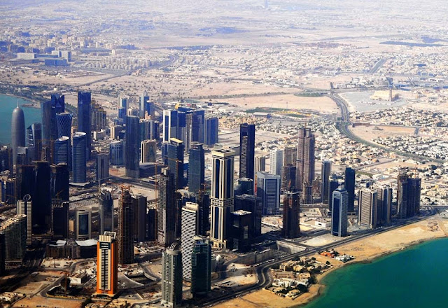 Doha aeiral view