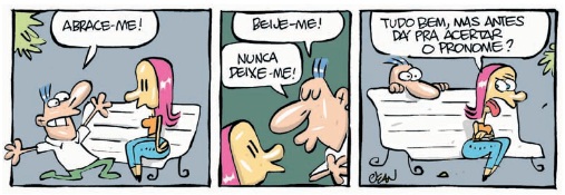 Atividades Sobre Colocação Pronominal Com Tirinhas E Gabarito