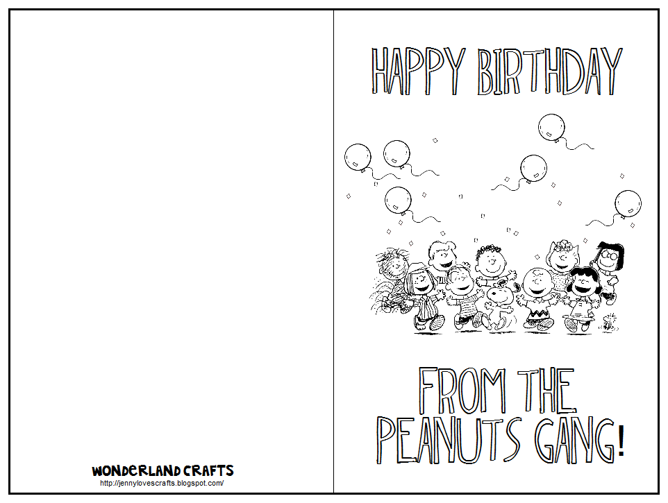 peanuts gang happy birthday greeting card happy birthday