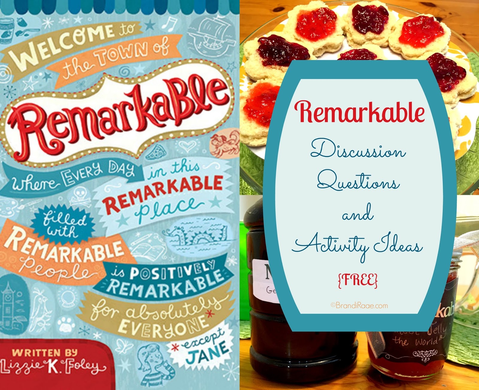 Brandi Raae Remarkable Discussion Questions & Activity Ideas {FREE}