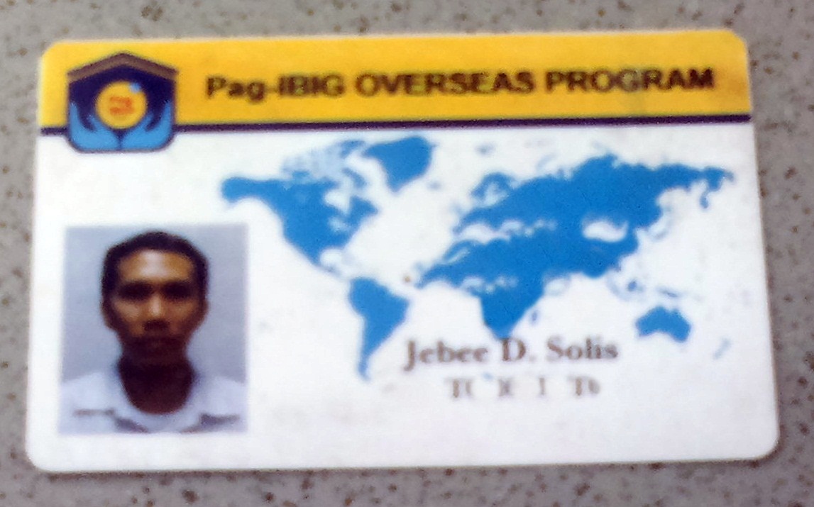 Pag Ibig Id Card