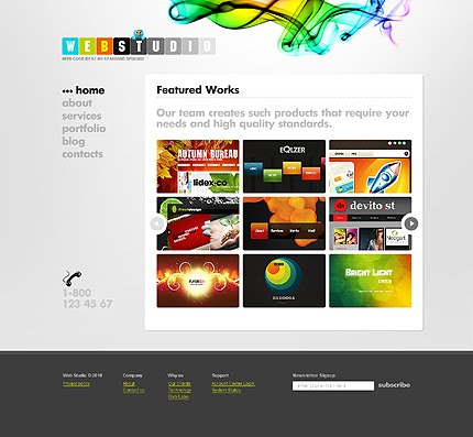 Template site HTML/CSS/JS ~ Fabrica Download