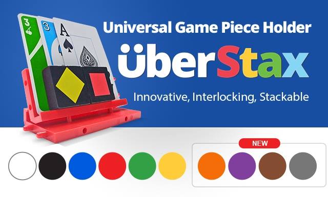 Monstergeek Kickstarter Uberstax Color Expansion Universal Game Piece Holders