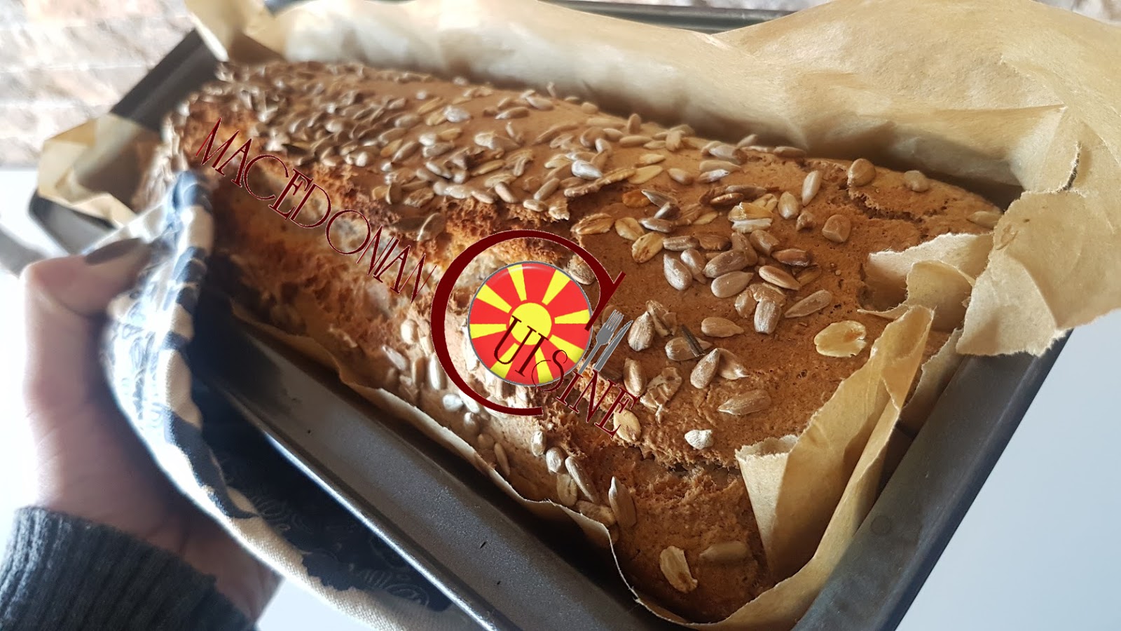 RYE AND BARLEY HEALTHY BREAD (NO KNEADING) Macedonian Cuisine