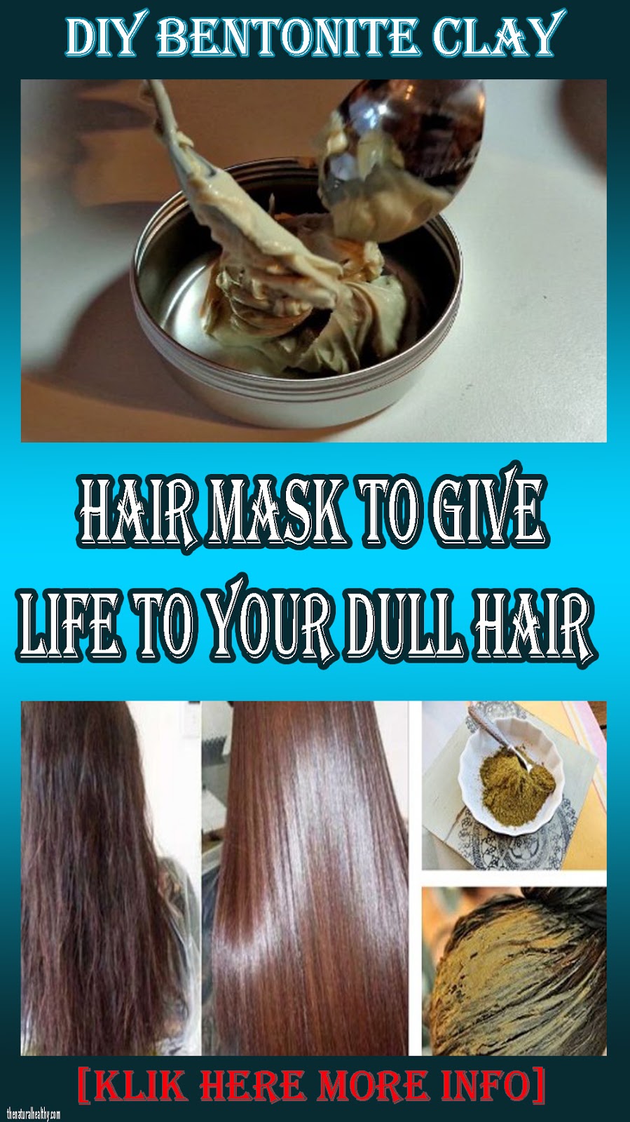 DIY Bentonite Clay Hair Mask to Give Life to Your Dull Hair