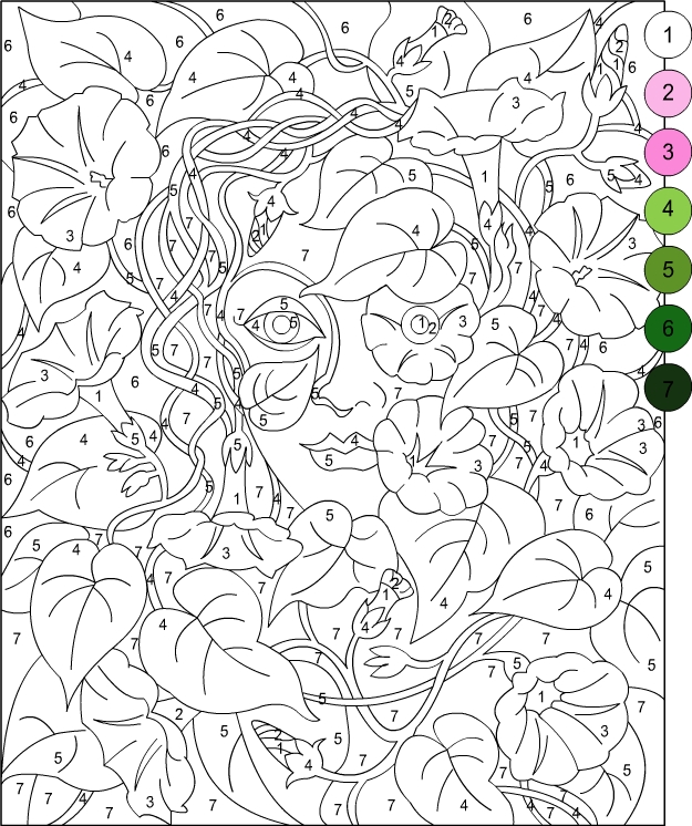 Nicole's Free Coloring Pages: COLOR BY NUMBER!