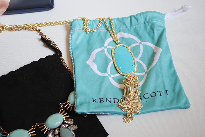 A Rocksbox jewelry subscription box review featuring jewelry from Kendra Scott and Urban Gem. Get a free month of Rocksbox by using code AMANDABFF884!.