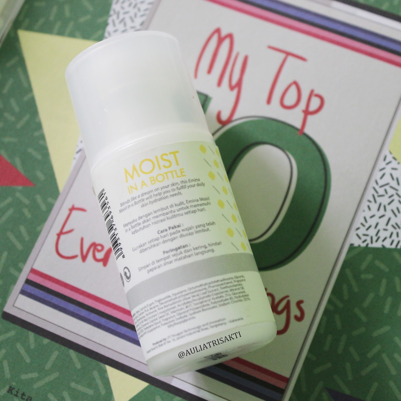 REVIEW EMINA MOIST IN A BOTTLE MOISTURIZER BEKIKA ROOM