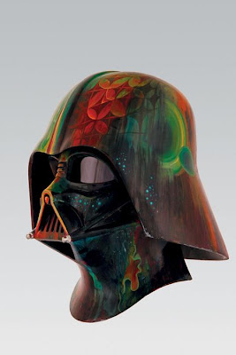 cascos creativos diseño de Casco de Darth Vader de Star Wars muy artísticos.