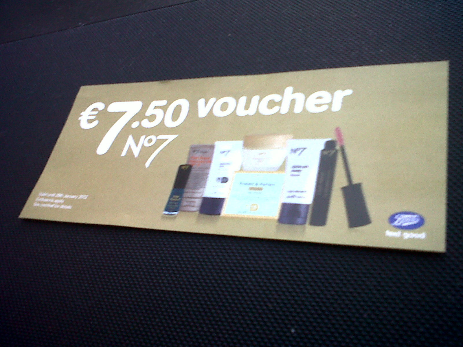 Sooz Reviews No. 7 Gift Vouchers from Boots