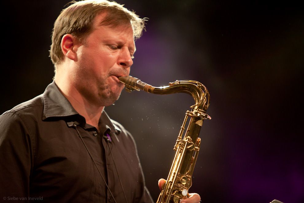 Jay Harvey Upstage Chris Potter brings his tenor sax, chock full of