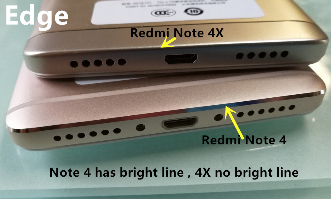Отличие Xiaomi Redmi Note 4