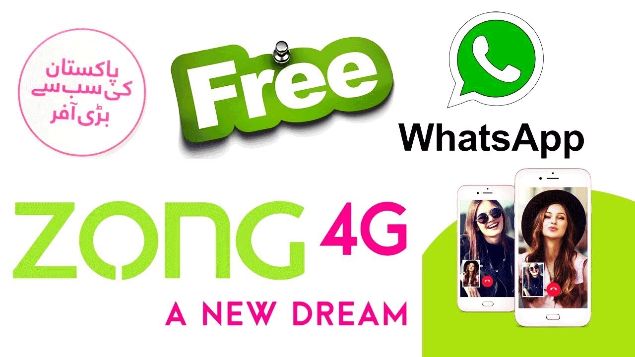 Zong Free Unlimited Whatsapp Offer 2019 - Zong Whatsapp 4G Package Monthly With Zong WhatsApp Offer 2019, Enjoy 4GB WhatsApp Data in just Rs. 25 for 1 Month, Zong whatsapp package monthly, zong whatsapp free package code, zong whatsapp package monthly 2018, zong free whatsapp unsubscribe code, zong whatsapp package unsubscribe code, zong whatsapp packages monthly unlimited, zong free facebook, how to unsubscribe zong free whatsapp, zong new package, zong monthly offer, zong whatsapp offer, zong data offer, zong cheap offer, zong Rs 25 offer, zong video call, zong voice call, zong prepaid offer, zong postpaid offer