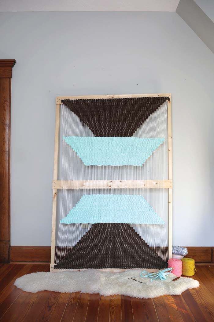 DIY Positive Vibes Rug + DIY Woven Art Book Poppytalk