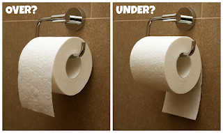 Writings on the Stall : Over/Under: What Your Toilet Paper Roll Says ...