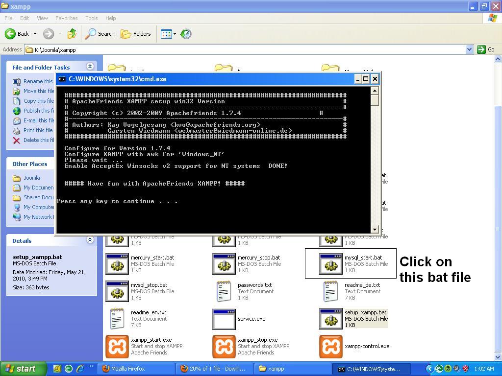 X How to Install xampp in windows