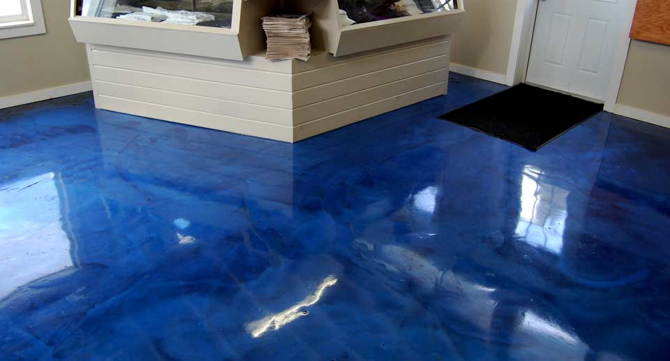 Pure Metallic Metallic Epoxy Floor Coating Pictures