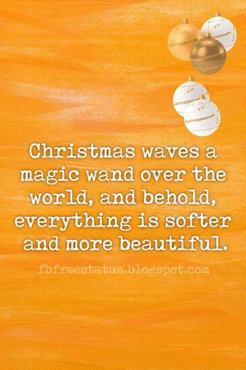 Famous Christmas Quotes, Saying, Images for Christmas Cards