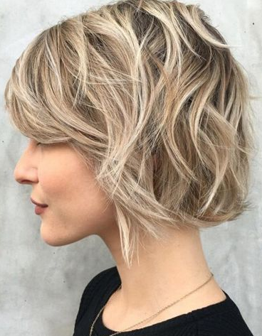 Awesome Light Blonde Brown Combination Short Hairstyles For 2017 ...